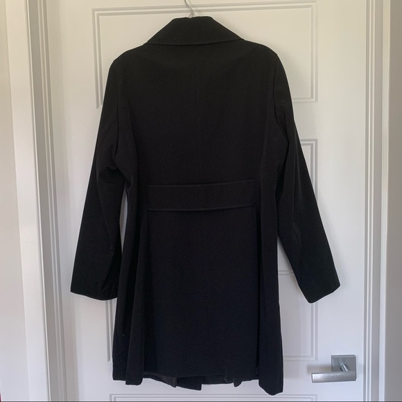 Anne Klein - Black Water Resistant Jacket with Metal Buttons - Size L - Picture 2 of 12